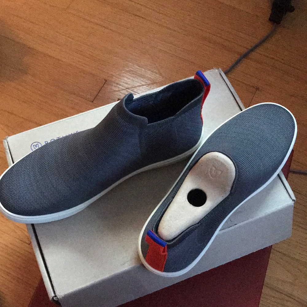 Rothy’s Chelsea Boot, Fog melange NWT in box